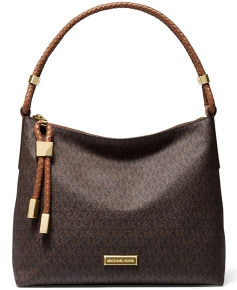 Michael Kors Signature Lexington Medium Shoulder Bag 